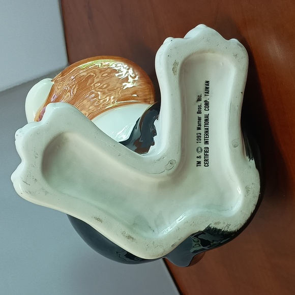 Sylvester and Tweety Bird Cookie Jar Looney Tunes Warner Brothers Vintage 1993 - Picture 7 of 7